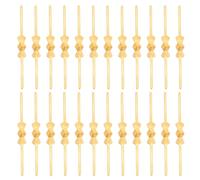 Toyvian Pasadores Conectores de Cristal Dorados de 40 MM Clips de Metal para Lámparas de Araña 400 Unidades para Decoración y Reparación de Candelabros Accesorios Resistentes para