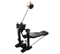Toyvian Pedal De Bombo De Aleación De Aluminio Ajustable Cadena Gruesa Antideslizante, Pedal Simple Para Batería Jazz y Electrónica, Accesorio Profesional Para Percusión
