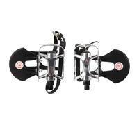 Toyvian Pedales para Bicicleta Estática Aleación de Aluminio Juego de 2 Izquierdo y Derecho Kit de Pedales Giratorios Reposapiés y Ejercicio Indoor