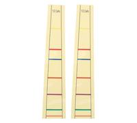 Toyvian Pegatinas Extraíbles para Dedos de Violonchelo 2 Unidades, Marcador Transparente para Diapasón 1/2, Guía de Escala y Posición para Estudiantes, Accesorio Duradero Residuos