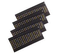 Toyvian Pegatinas para Diapasón de Guitarra 4 Pcs, Guía de Dedos para Guitarra Eléctrica y Acústica, Calcomanías de Notas y Escalas para Principiantes, Accesorio para Practicar Acordes