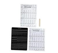 Toyvian Pegatinas para Teclado de Piano de 61 Teclas en Pvc y Madera, Finas y Fáciles de Usar para Principiantes que Aprenden Música