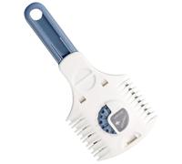 Toyvian Peine de Afeitar Cabello Doble Filo y Mango Ajustable, Herramienta Manual de Plástico para Corte y Entresacar Cabello en Casa y Cuidado Diario