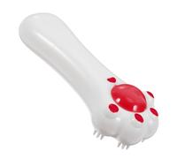 Toyvian Peine de Masaje para Gatos con Bola de Hierba Gatera Incorporada Juguete Interactivo para Gatos de Interior Herramienta de Aseo Color Rojo