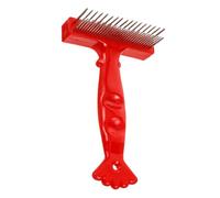 Toyvian Peine para Mascotas de Acero Inoxidable Cepillo Desenredante para Perros y Gatos Limpiador para Mascotas Casa Peine de Aseo para Perros de Pelo Cepillo para Quitar el Pelo Suelto