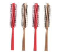 Toyvian Peines Cabello 4 Piezas Redondos para Peinar y Masajear, Cepillos de Pelo de Salón para Cabello Fino y Rizado, Herramienta de Peluquería para Uso Diario y Fiestas Color Aleatorio