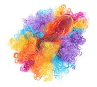 Toyvian Peluca de Payaso Colorida de Fibra Resistente al Desgaste, Reutilizable y Fácil de Usar para Fiestas de Disfraces y Circos