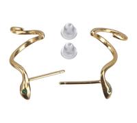 Toyvian Pendientes Forma De Serpiente Pequeños En Plata 925, Gota Oído, Joyería Ligera Para Mujer, Accesorios Para Oreja, Uso Diario y Eventos, Diseño En Oro Amarillo