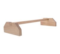 Toyvian Percha de Pollo de Madera Natural Varilla de Pie Gruesa Soporte para Gallinas y Loros Estante de Entrenamiento Seguro para Mascotas Domésticas