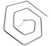 Toyvian Percha Espiral para Colchas de Acero Inoxidable Perchero Hexagonal Giratorio para Secado de Mantas y Sábanas Soporte Resistente para Ropa de Cama Adecuado para Uso Verano