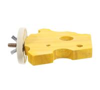 Toyvian Perchero De Madera Natural para Aves para Jaula De Periquitos y Cacatúas Juguete De Madera para Soporte para Parrots y Conuros Estimulante y Chewable