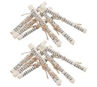 Toyvian Pergaminos de Mezuzá Judíos 12 Piezas para Puerta de Entrada, Escritura Bíblica Hebrea Tradicional, Decoración Religiosa Israelí para Hogar y Bendición del Casa