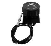 Toyvian Perilla de Ajuste de Resistencia para Bicicleta Estática, Dial Calibrador de 8 Niveles con Cable de 60 CM, Regulador de Tensión de Plástico para Entrenamiento Cardiovascular en