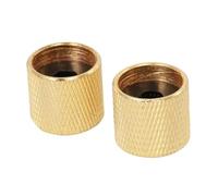 Toyvian Perillas Giratorias de Control de Volumen y Tono Guitarra Eléctrica, Metal Dorado, 2 Piezas, Accesorio de Reemplazo para Instrumentos Musicales