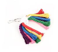 Toyvian Periquitos de Cuerda de Pájaro Accesorio Colgante Jaula Estimula Diversión Agapornis y Pequeños