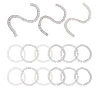 Toyvian Pestañas Postizas para Muñecas 08 CM Multicolor 15 Piezas 5 Negras 5 Marrones 5 Café para Manualidades y Bricolaje Tiras Decorativas Realistas para Accesorios de Muñecas