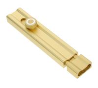 Toyvian Pestillo de Puerta Adhesivo Dorado de Aleación de Aluminio Cerrojo Reforzado y Función Antirrobo para Puertas Interiores sin Taladro