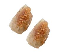 Toyvian Piedras Naturales En Bruto 2 Piezas Juego Oro Naranja 1-2 Cm Rugosas Energéticas Para Meditación Yoga y Feng Shui Piedras Curativas Ideales Para Aliviar Estrés y Equilibrar Chakras