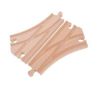 Toyvian Piezas De Conexión para Vías De Tren De Madera Kit De Repuesto con Vías De Inicio y Extensiones