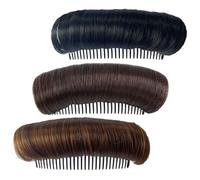 Toyvian Pinzas Cabello 3 Piezas para Aumentar Volumen Almohadillas Invisibles para Raíces Accesorio Femenino para Peinar y Realzar Volumen Uso Diario y Eventos Obsequios