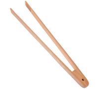 Toyvian Pinzas de Madera para Alimentos de 32 CM Pinzas Largas para Cocina y Barbacoa Resistentes a Manchas y Olores Aptas para Tostar Pan Cocinar y Preparar Ensaladas