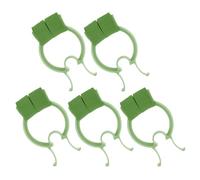 Toyvian Pinzas Nariz 5 Piezas Color Verde de Espuma Plástica para Ejercicios de Respiración, Fijación Nasal y Modelado Nasal, Uso en Natación y Entrenamiento Respiratorio