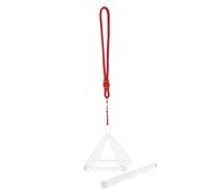 Toyvian Pirámide Cantora de Cristal de Cuarzo 2 Piezas Varilla de Percusión, Tamaño 3 Pulgadas, Herramienta Curativa y Terapia de Sonido, Decoración para Meditación y Varios estilos
