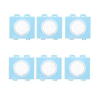 Toyvian Placa de Conexión para Túnel de Jaula de Hámster 6 Piezas Módulo Azul Multifuncional Compatible con Jaulas Pequeñas Conector para Expansión de Túneles y Módulos de Baño para
