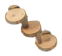 Toyvian Plataforma De Madera para Pequeñas Mascotas Actividad para Hámster y Soporte De Jaula De Instalación
