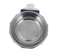 Toyvian Plato De Comida para Loros Alimentador Pequeño Alimento Bol Comedero para Pájaros Plato De Comida para Periquitos Tazón De Agua para Periquitos Accesorios para Pájaros Blue Abs