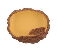 Toyvian Plato Grande para Reptiles - Cuenco de Alimentación y Agua para Terrarios, Baño Accesible Rampa para Dragones Barbudos, Lagartos y Tortugas, Material Duradero No Poroso, Uso