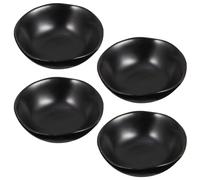 Toyvian Platos de Cerámica Resistentes y Ligeros Juego de 4 Superficie Lisa y Pulida para Condimentos Ideales para Restaurante y Buffet Reutilizable