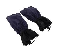 Toyvian Polainas Impermeables para Botas de Nieve y Senderismo, Tamaño Estándar, Tejido Resistente al Desgarro, Color Azul Oscuro, 2 Unidades, Protección para Actividades al Aire