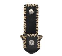 Toyvian Porta Tiza para Accesorios de Billar Compacto Bolsa de Cuero Negra para Mesa de Billar Estuche Cuadrado para Guardar Tizas de Piscina Adecuado para Juegos y Pool