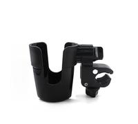 Toyvian Portabotellas para Carrito de Ñiño Rotación de 360 Grados, Soporte Antideslizante, Material Abs y Sujeción Ajustable para Bicicletas y Cochecitos