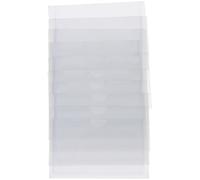Toyvian Portatarjetas Autoadhesivos Transparentes PVC 10 Unidades 10X6 CM 40 Micras Bolsillos Adhesivos para Etiquetas Organización Oficina y Almacenaje