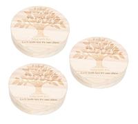 Toyvian Poseedor 3 Piezas Caja Conmemorativa De Deciduos Bebé Dia Del Padre Grandes Regalos Del Día De La Para Mamá Recuerdo Del Primer Rizo Caja De Regalo Paulownia Prueba Niño