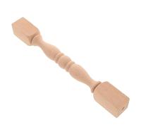 Toyvian Poste de Mesa de Madera Tallada Columna Romana sin Pintar 24X2.5 CM Madera Maciza Diseño Decorativo Multifuncional para Muebles Accesorios para Hogar Sala y Comedor