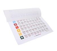 Toyvian Póster De Acordes De Guitarra Para Principiantes Material Resistente y Duradero Guía Visual De Teoría Musical Para Aprender y Dominar Acordes y Escalas Casa o Aula