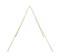 Toyvian Postes de Madera Redondos Naturales para Carpa Infantil Soporte Triangular Reforzado Piezas de Estructura para Tiendas de Juego Accesorios Resistentes para Construcción y