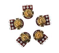 Toyvian Potenciómetro de Guitarra de Control de Volumen Y Tono Manual 5 Piezas A500k Ohm Mini Potenciómetro de Control para Guitarra