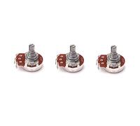 Toyvian Potenciómetro De Repuesto Para Guitarra A500k 3 Unidades De Control De Volumen Y Tono Eje De 15 Mm Para Ajuste De Volumen De Bajos.