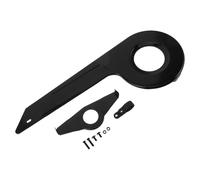 Toyvian Protector de Cadena para Bicicleta Infantil 32-36 Dientes Funda Protectora de Plástico Negro para Plato de Bicicleta de Montaña y Carretera Protección contra Enredos y Reducción