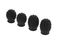 Toyvian Protectores de Baquetas Accesorios de Percusión Negros 4 Piezas de Silicona Cubiertas Amortiguadoras de Sonido Fundas para Baquetas 7a5a para Batería para Práctica Silenciosa