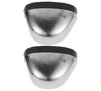 Toyvian Protectores de Puntera de Hierro para Zapatos de Seguridad Talla 42 Cubrepuntas Resistentes Anti-Impacto y Anti-Perforación para Calzado de Trabajo Industrial