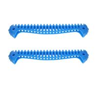 Toyvian Protectores Elásticos para Cuchillas de Patinaje Artístico, Funda Protectora Azul para Patines de Hielo 28.5 Cm, 2 Piezas, Cubiertas para Patines de Hockey y Entrenamiento