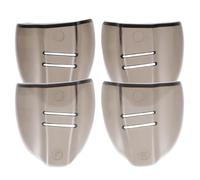 Toyvian Protectores Laterales para Protección contra Salpicaduras Trabajo en Tpu para Gafas de Seguridad Marrón, 2 Pares, Diseño Portátil y Resistente