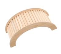 Toyvian Puente de Escalada y Juguete de Madera Natural para Hámster y Conejillos de Indias, Tamaño Mediano, Plataforma Segura y Resistente para Jaulas, Adecuado para Mascotas Pequeñas