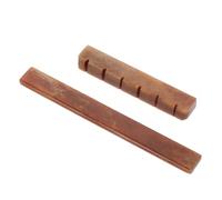 Toyvian Puente y Cejuela de Guitarra Acústica de Hueso Textura Natural de Camello, Estabilidad Óptima y Espacio Adecuado para Cuerdas, para Práctica y Presentaciones Profesionales