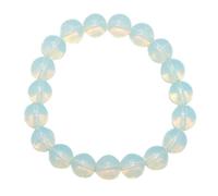 Toyvian Pulsera de Ópalo Natural 10 MM Elástica Ajustable para Mujer Joyería Versátil para Eventos Casuales y Uso Diario